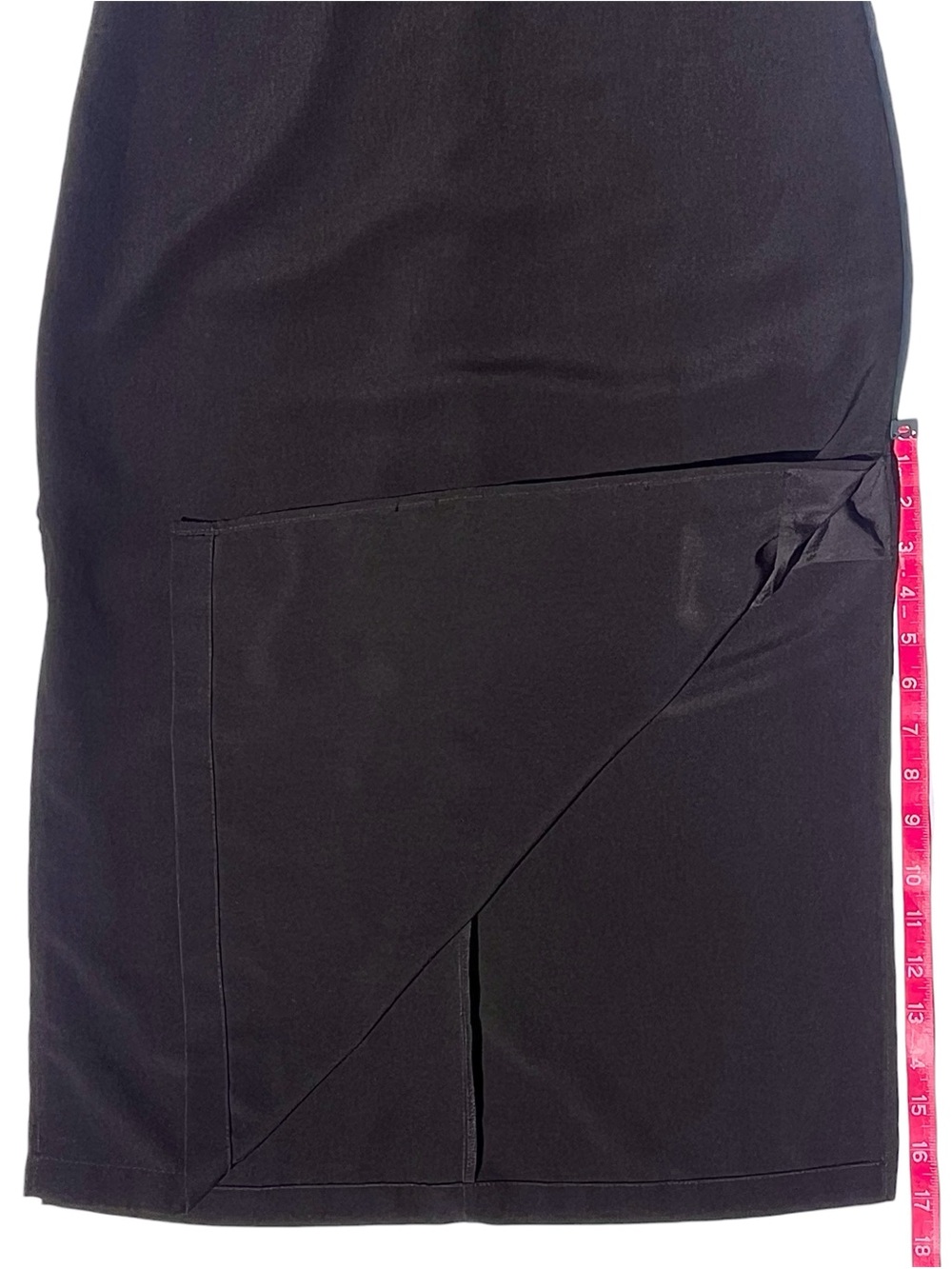 NWT Cutout Midi Dress LBD Minimalist Sheath Cocktail S Black Office Siren Corp - Picture 8 of 12